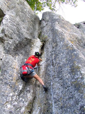 Falaise escalade de Antornac