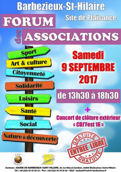 Forum des associations de Barbezieux 2017