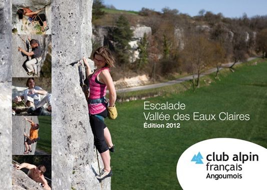Topoguide escalade Vallée des Eaaux Claires en Charente topoguide