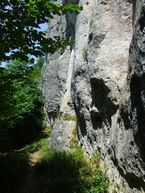 Falaise des forges du Boulou dordogne